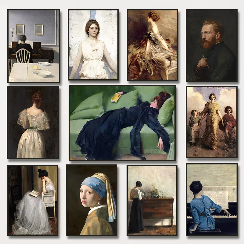 Vintage Fashion Tv - Oil Painting By Numbers Vintage Woman