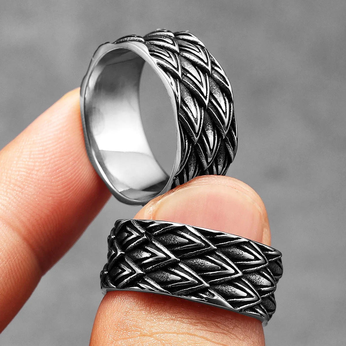 Unique Eagle Feather Men Rings - Vintage Fashion Newtown review and price