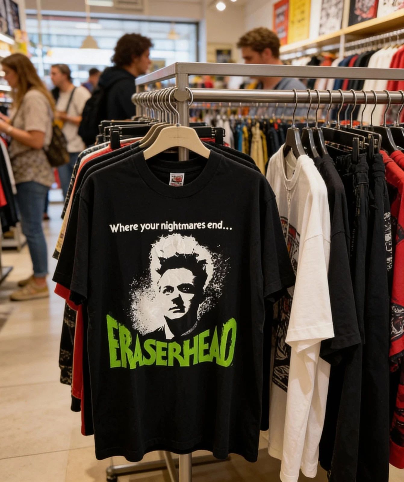 Horror Movie Themed Print T-sh - Vintage Fashion Tv review and price