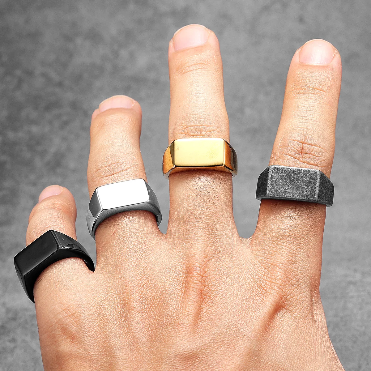 Minimalist Rectangle Engrave M - Vintage Fashion Newtown review and price