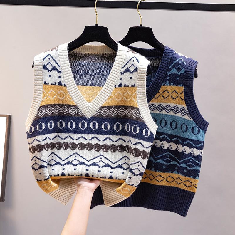 Fashion Knitted Vest Women's A - Vintage Fashion Newtown review and price