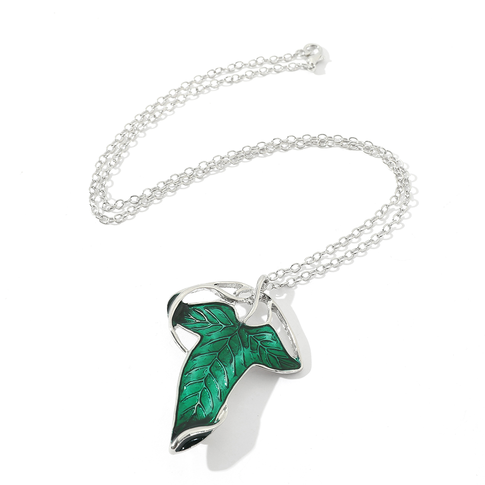Vintage Green Leaf Pendant Nec - Vintage Fashion Tv review and price