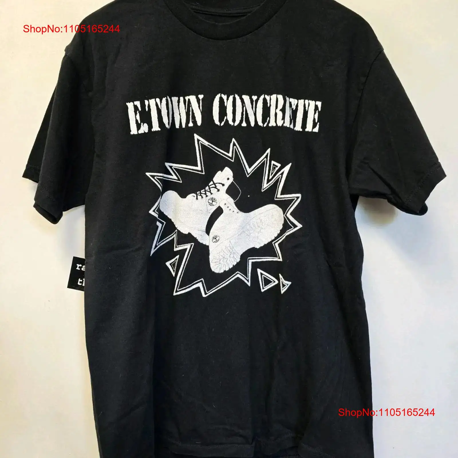 E Town Concrete Band T Shirt L - Vintage Fashion Newtown review and price