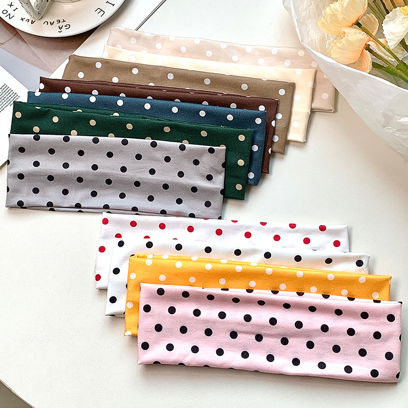 Retro Polka Dot Headbands For  - Vintage Fashion Tiktok review and price