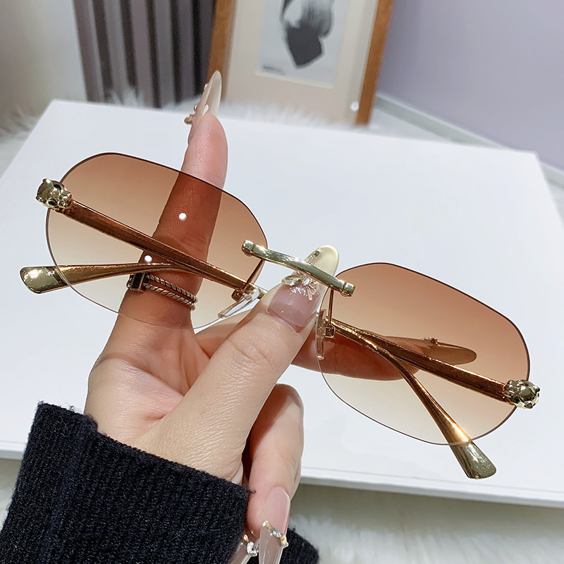 ZXIAC Trend Retro Rimless Squa - Vintage Fashion Tiktok review and price