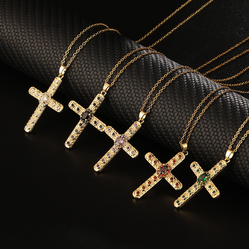 New Design Zircon Cross Pendan - Vintage Fashion Newtown review and price