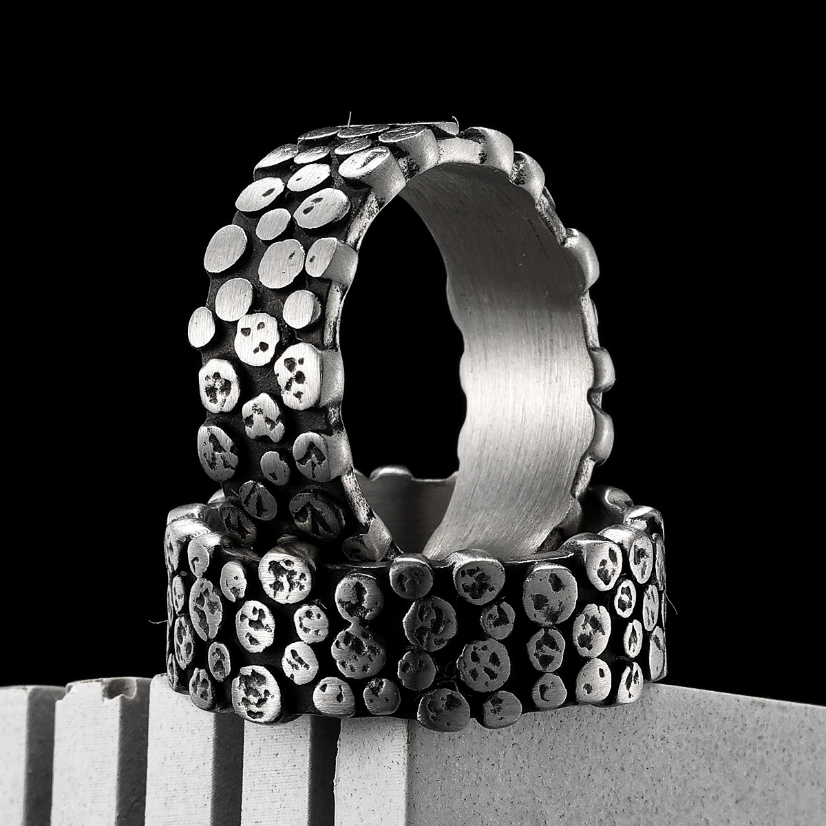 Minimalism Spot Men Rings Stai - Vintage Fashion Newtown review and price