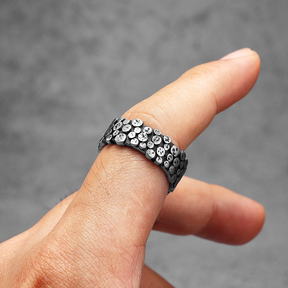 Minimalism Spot Men Rings Stai - Vintage Fashion Newtown review and price