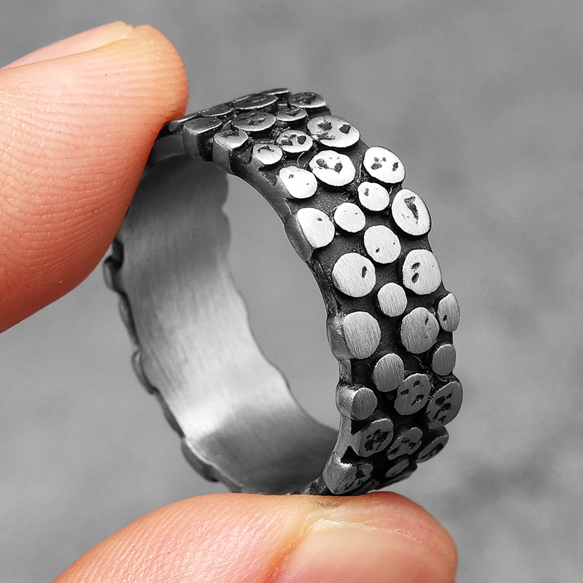 Minimalism Spot Men Rings Stai - Vintage Fashion Newtown review and price